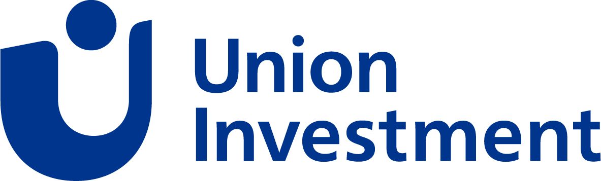 Union Investment Logo mit blauem Schriftzug und U mit Kreis darüber links davon, führt zur Startseite.